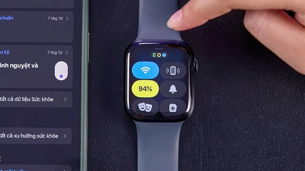 Trung tâm điều khiển trên Apple Watch